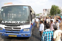 Protests by  YSR Congress  Party Workers Photos